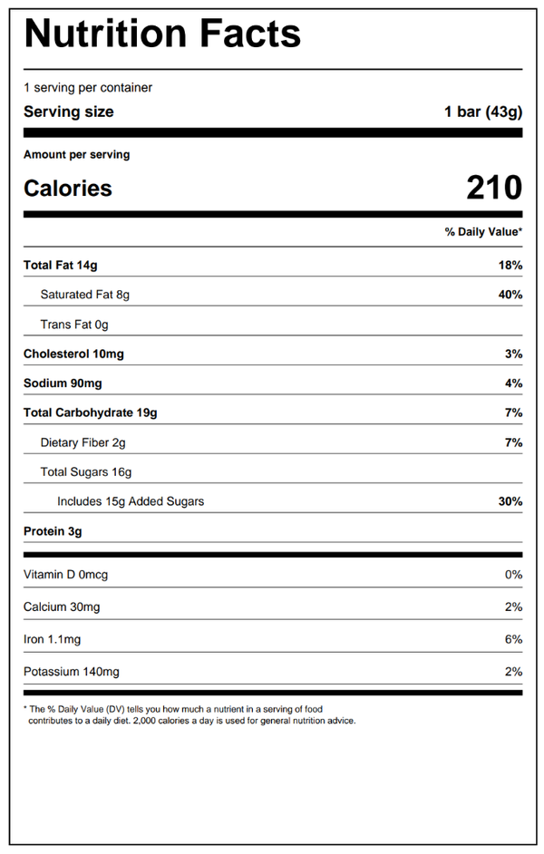 Barronett Crunch Bar, 1.5 OZ