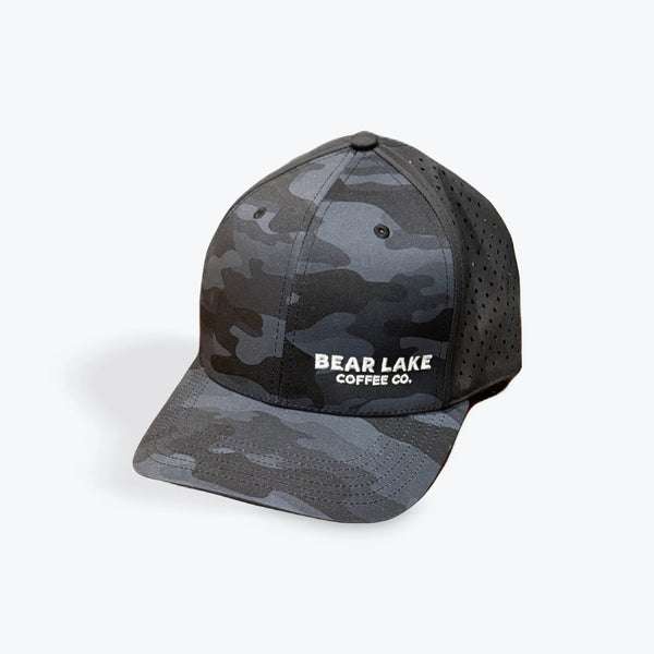 Bear Lake Black Camo Snapback Hat