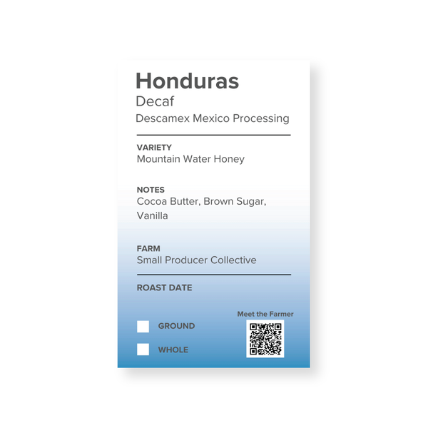 Honduras Honey Decaf Mountain Water