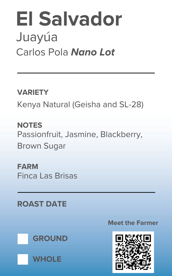 El Salvador Kenya Natural Nano Lot