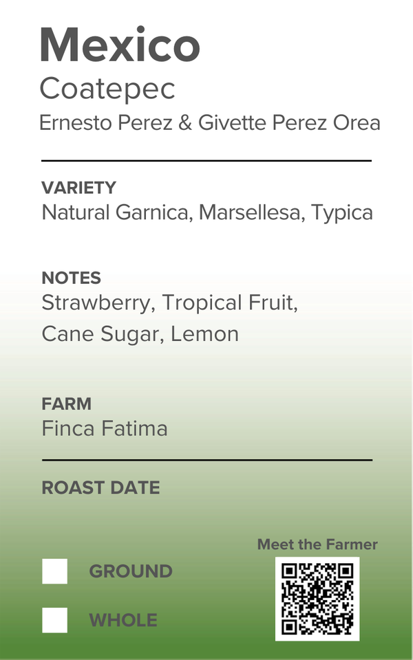 Mexico Finca Fatima Natural HG