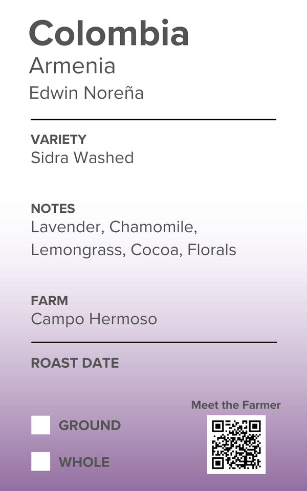 Colombia Campo Hermoso Sidra Washed