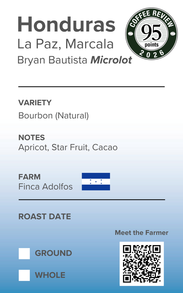 Honduras Bourbon Natural Microlot