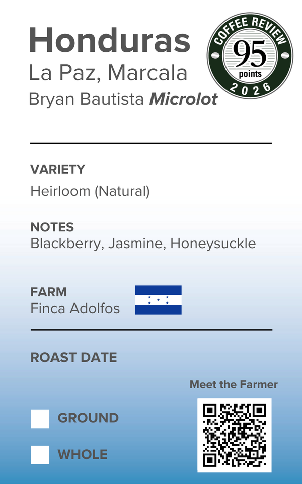 Honduras Heirloom Natural Microlot