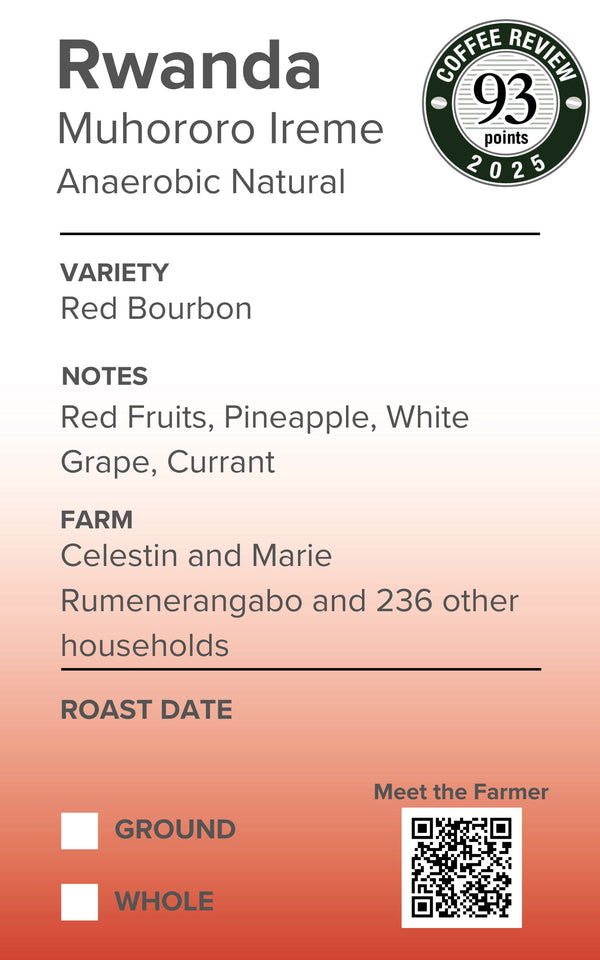 Rwanda Muhororo Ireme Anaerobic Natural