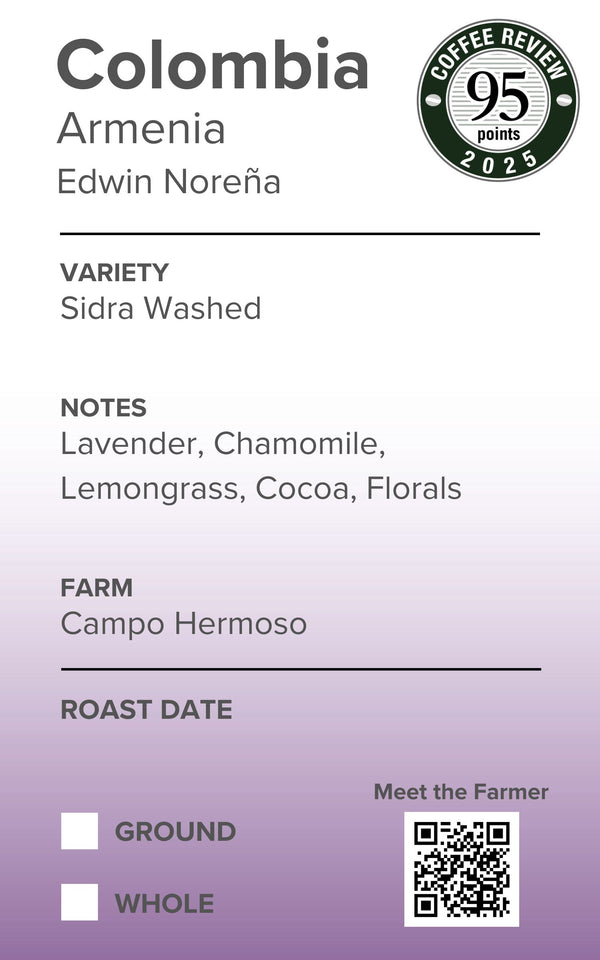 Colombia Campo Hermoso Sidra Washed
